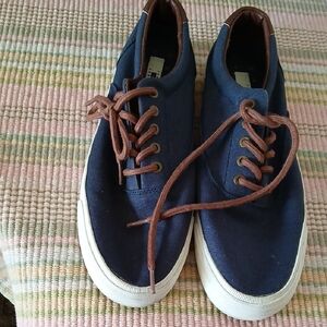 Men's Blue Canvas Sneakers